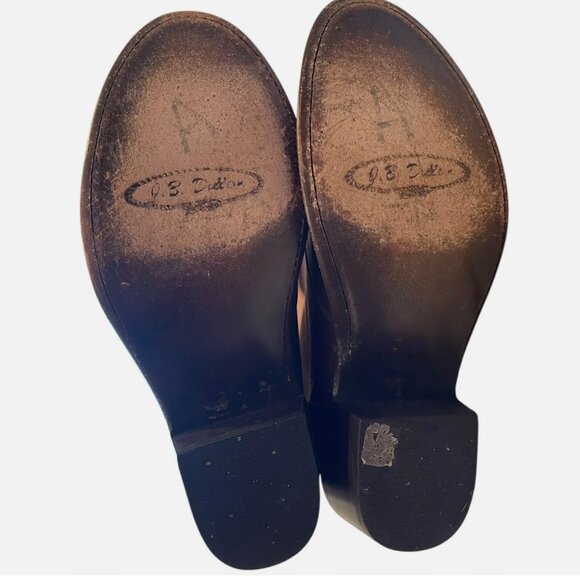 JB Dillon Leather Paisley Floral Shortie Ankle Side Zip Boot Women’s 9B - Picture 12 of 14